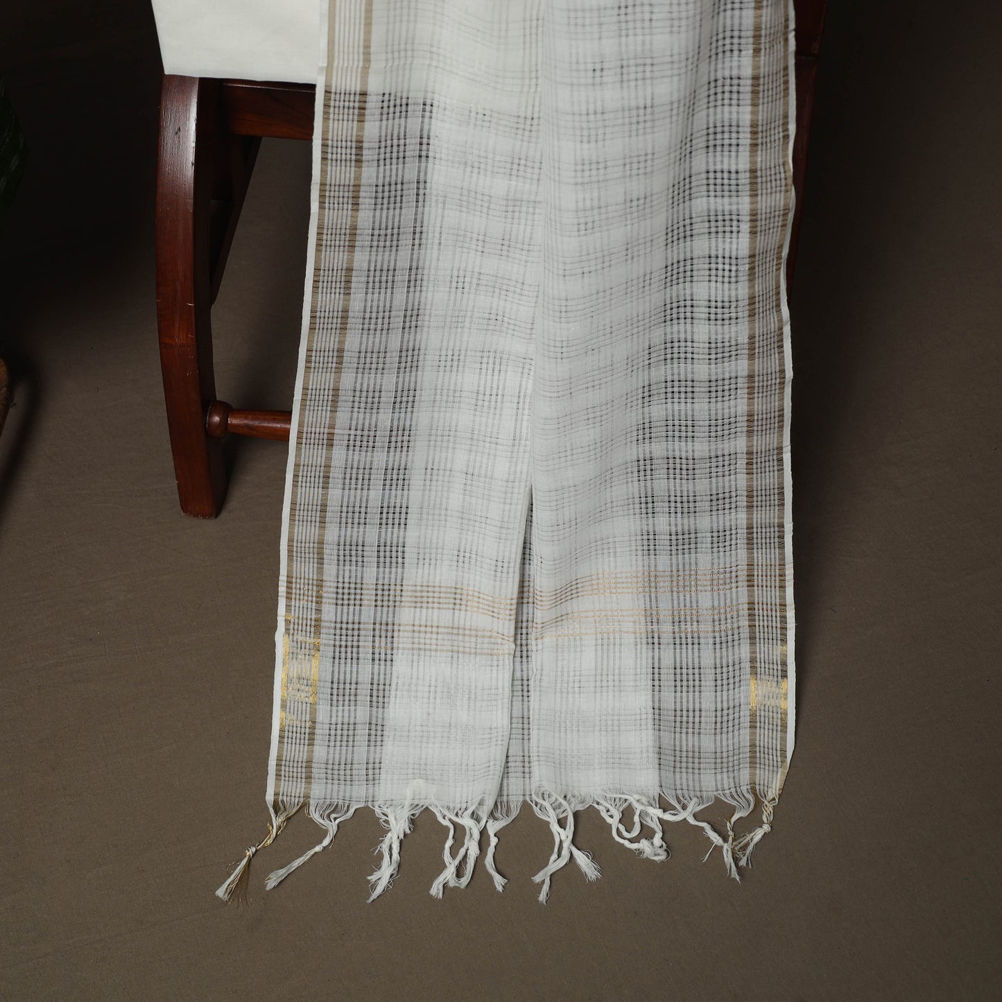 Jacquard Woven Pure Cotton 3pc Unstitched Dress Material Suit Set 14