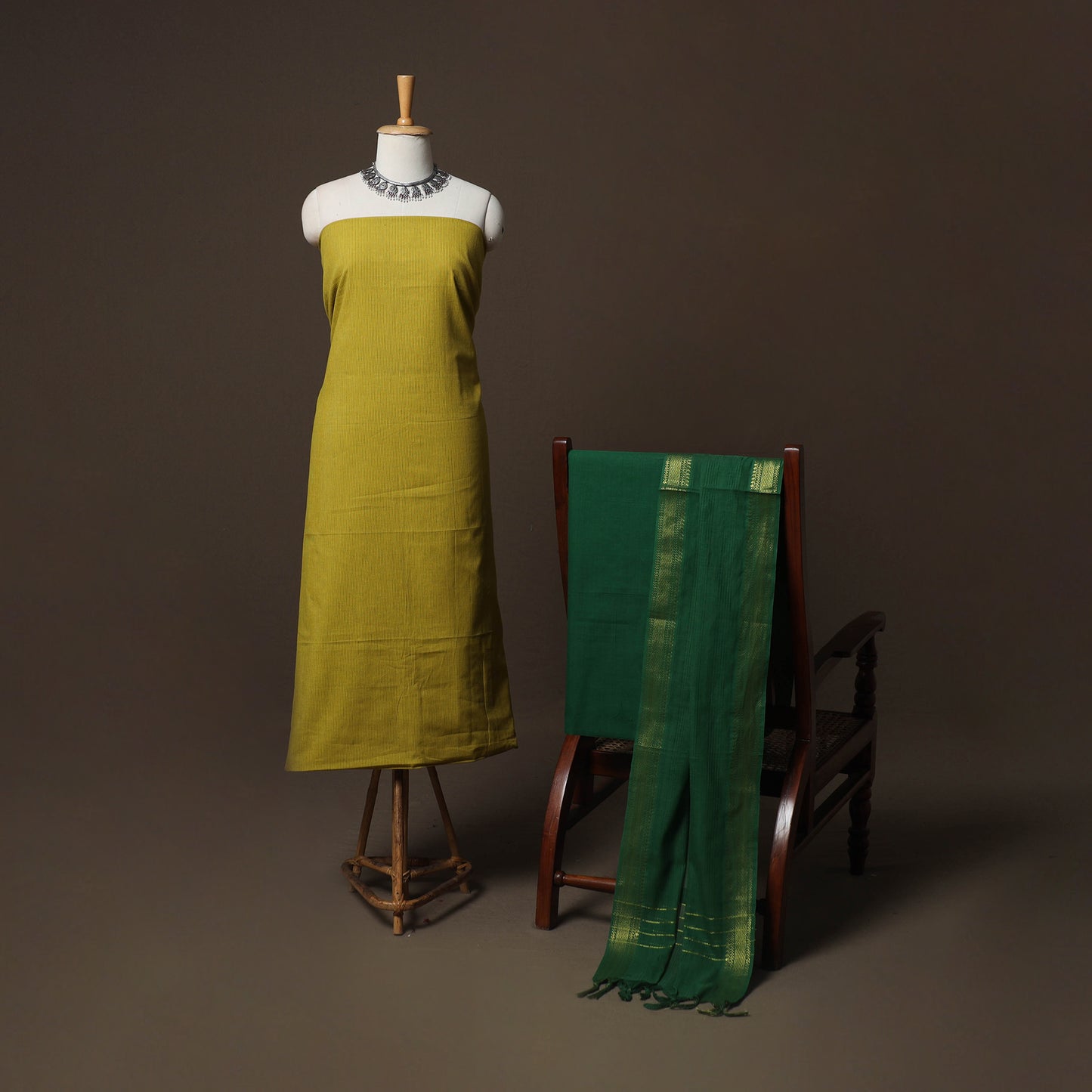 Jacquard Woven Pure Cotton 3pc Unstitched Dress Material Suit Set 71