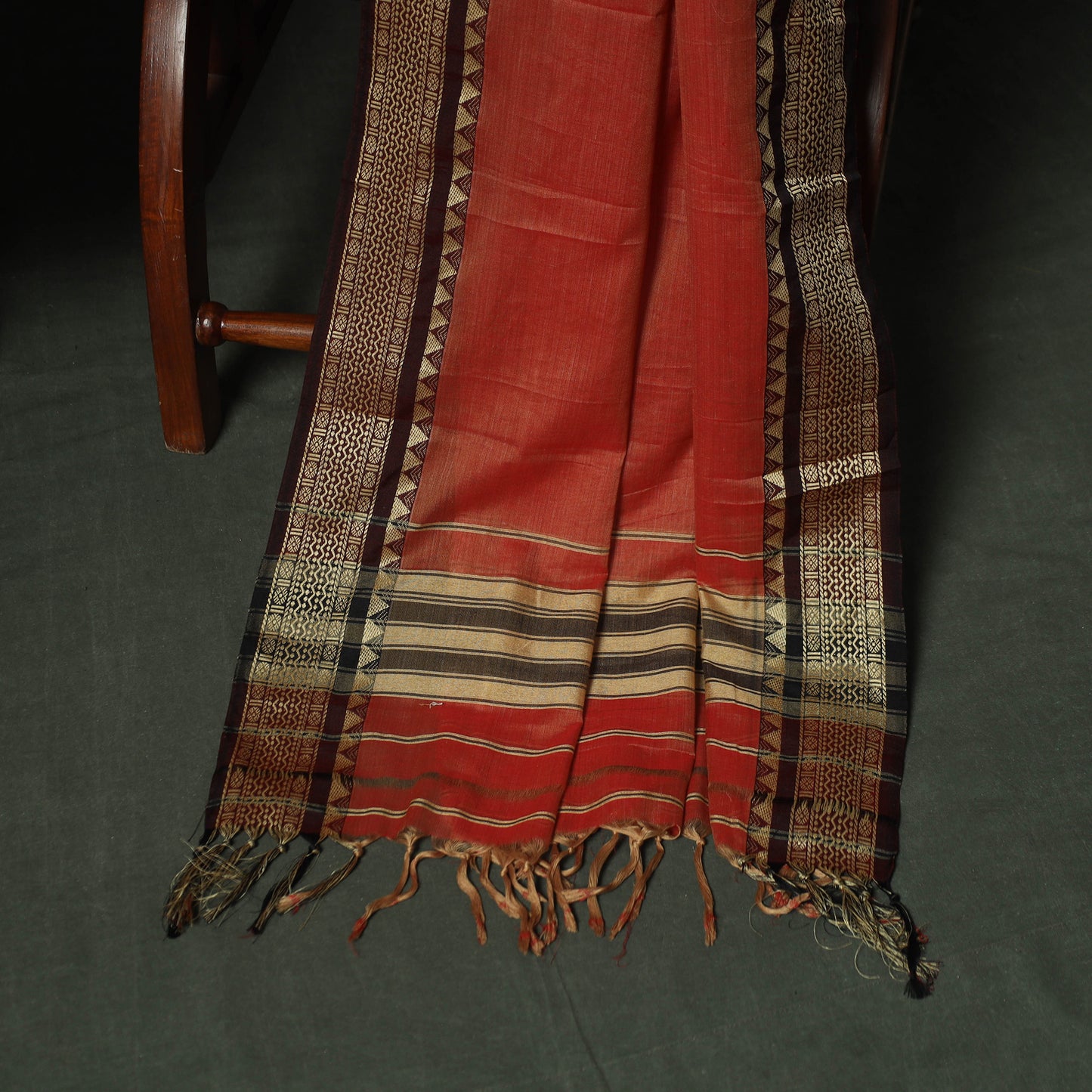 Dharwad Woven Mercerised Cotton 3pc Unstitched Dress Material Suit Set 64