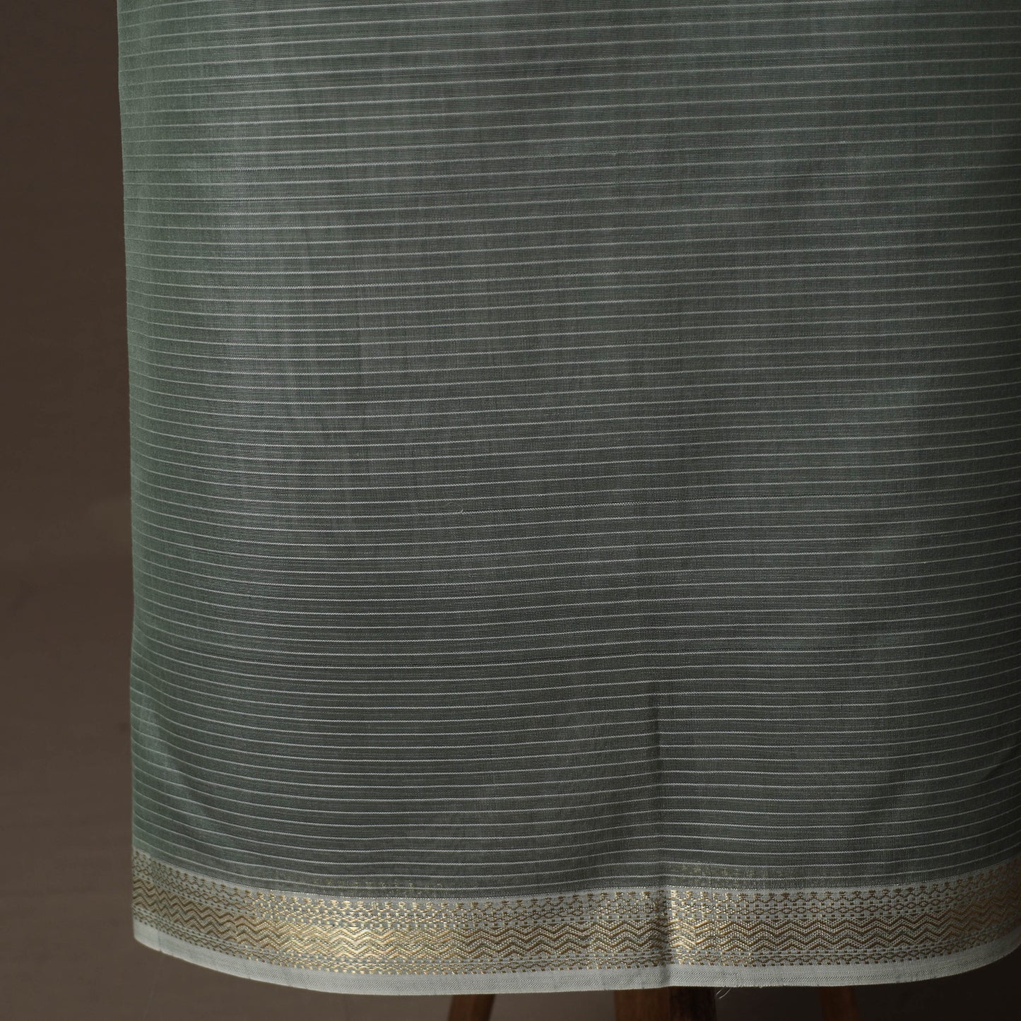 Green - 2pc Handloom Maheshwari Silk Unstitched Dress Material Kurta Set 07