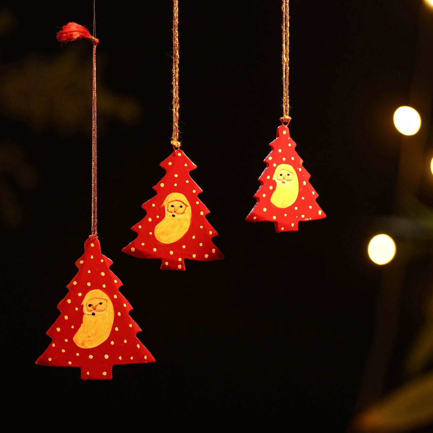 Tree - kashmir handpainted christmas decor ornament