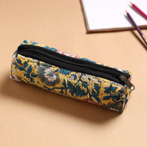 Handcrafted Quilted Sanganeri Multipurpose Pencil Pouch 10