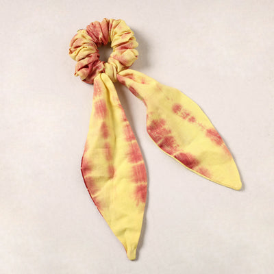 Shibori Dyed Elastic Rubber Band/Scrunchie Tie