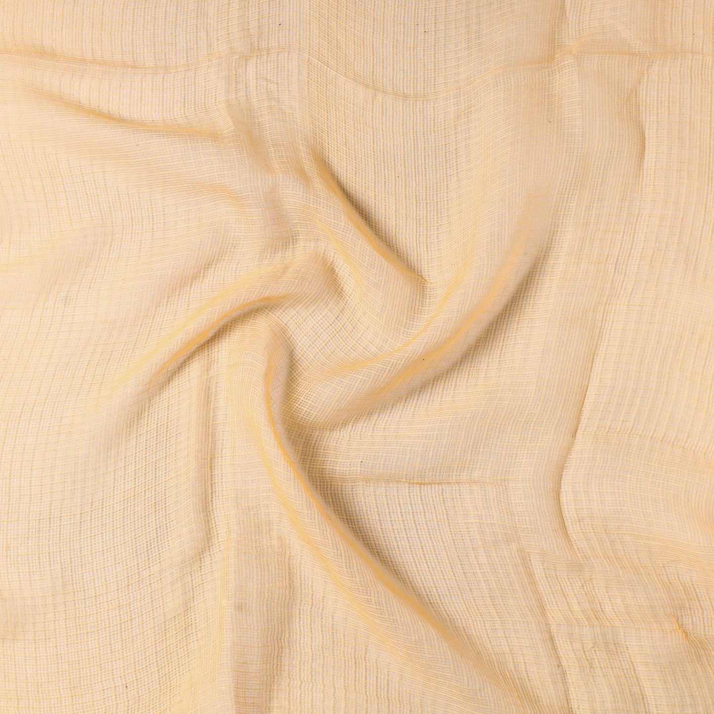 Orange - Kota Doria Weave Plain Cotton Precut Fabric (0.9 meter) 65