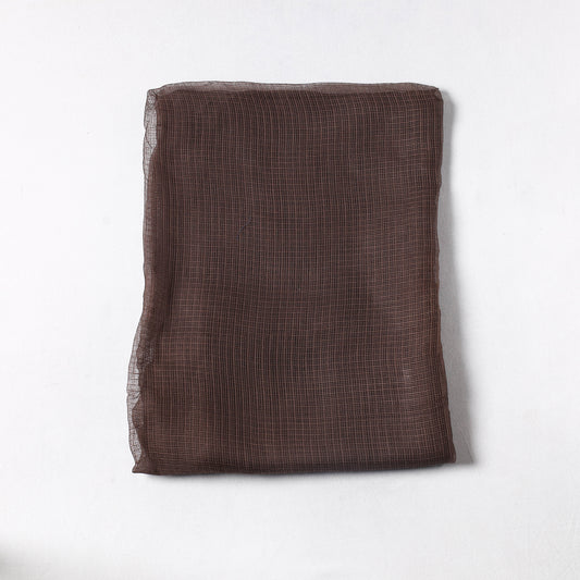 Brown - Kota Doria Weave Plain Cotton Precut Fabric (1 meter) 71