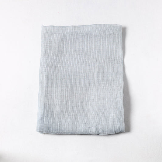 Grey - Kota Doria Weave Plain Cotton Precut Fabric (2 meter) 73