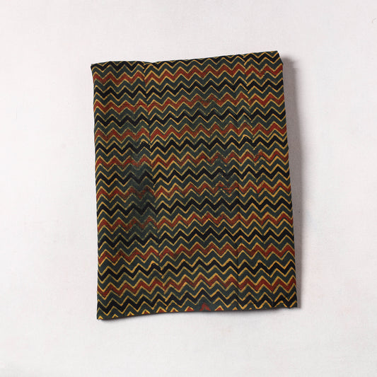 Ajrakh Block Printed Cotton Precut Fabric (1.8 meter) 06