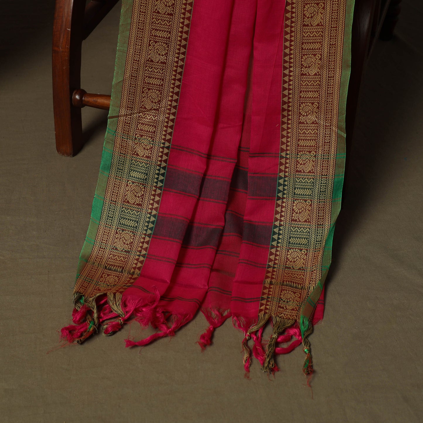 Dharwad Woven Cotton 3pc Unstitched Dress Material Suit Set 21