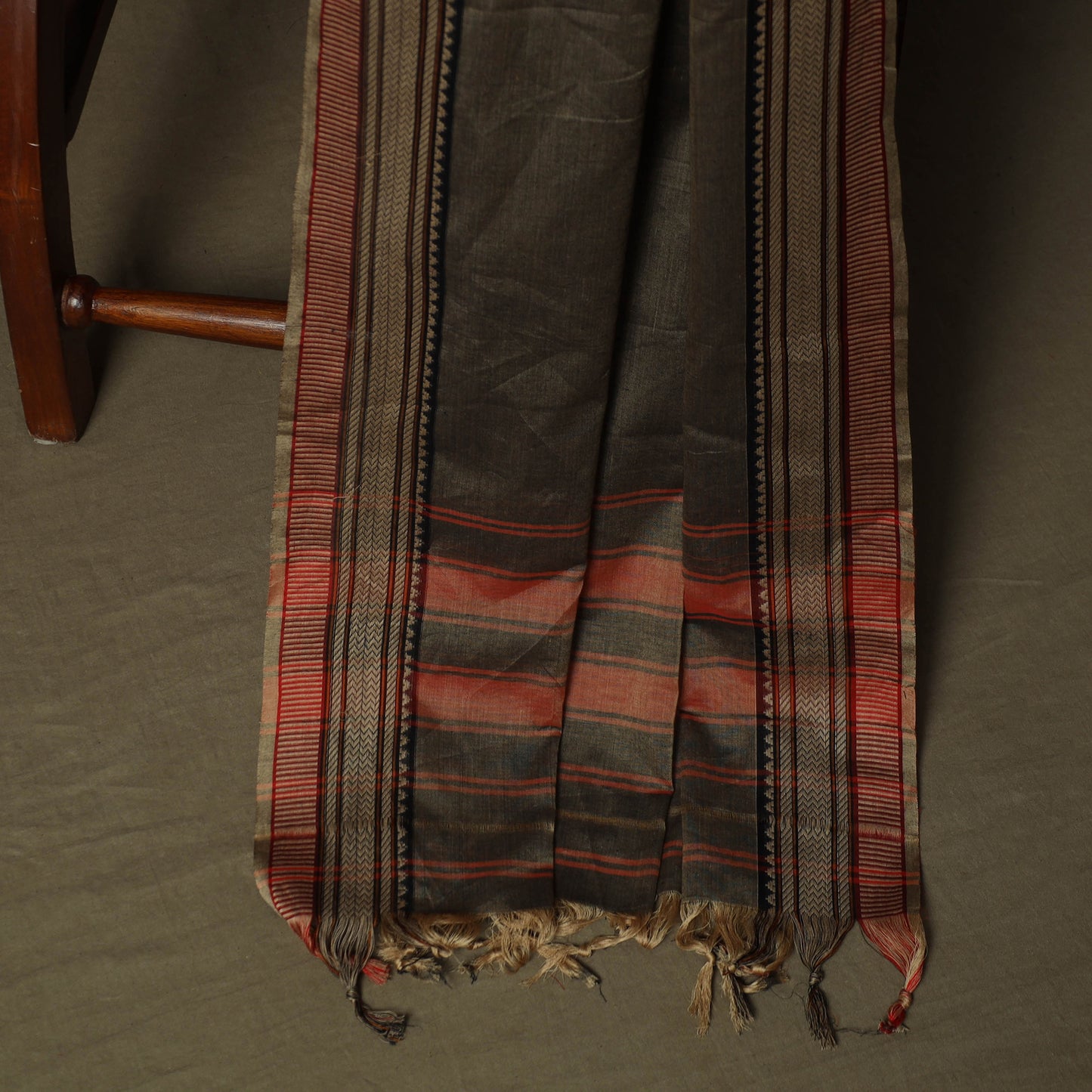 Dharwad Woven Cotton 3pc Unstitched Dress Material Suit Set 22