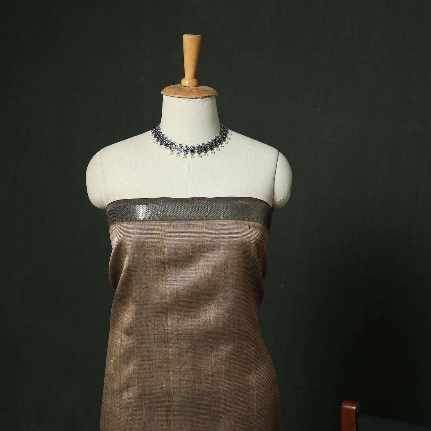 Mangalagiri Handloom Silk Cotton 3pc Unstitched Dress Material Suit Set 04