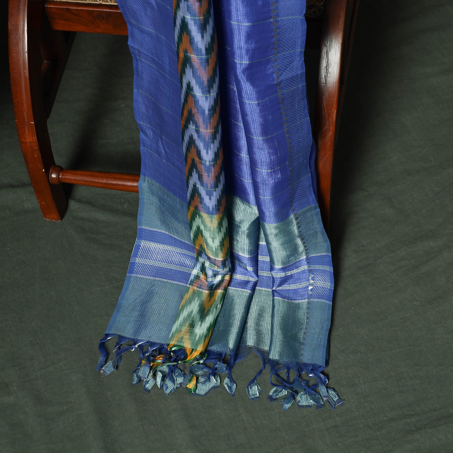 Mangalagiri Handloom Silk Cotton 3pc Unstitched Dress Material Suit Set 06