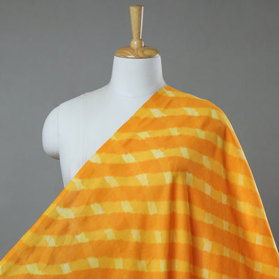 Leheriya Tie-Dye Mothra Chanderi Silk Fabric 33