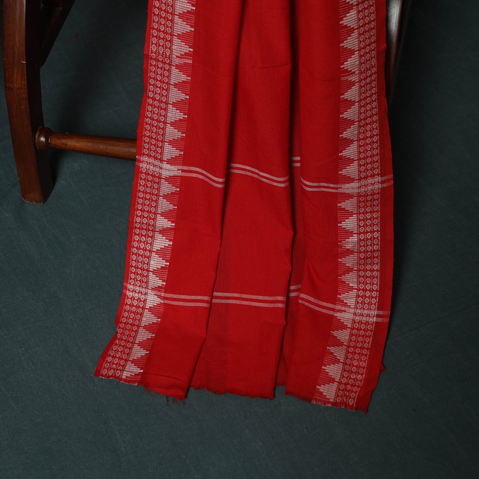 Green - Leheriya Tie-Dye Tussar Silk Handloom Fabric 40