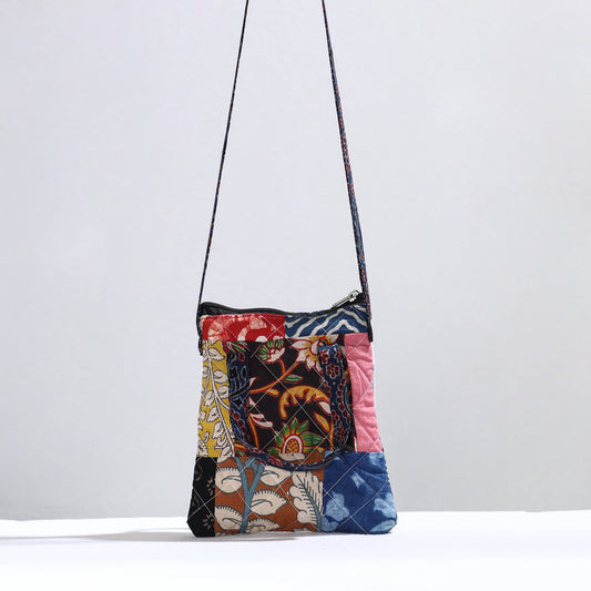 Handmade Quilted Cotton Patchwork Sling Bag 28