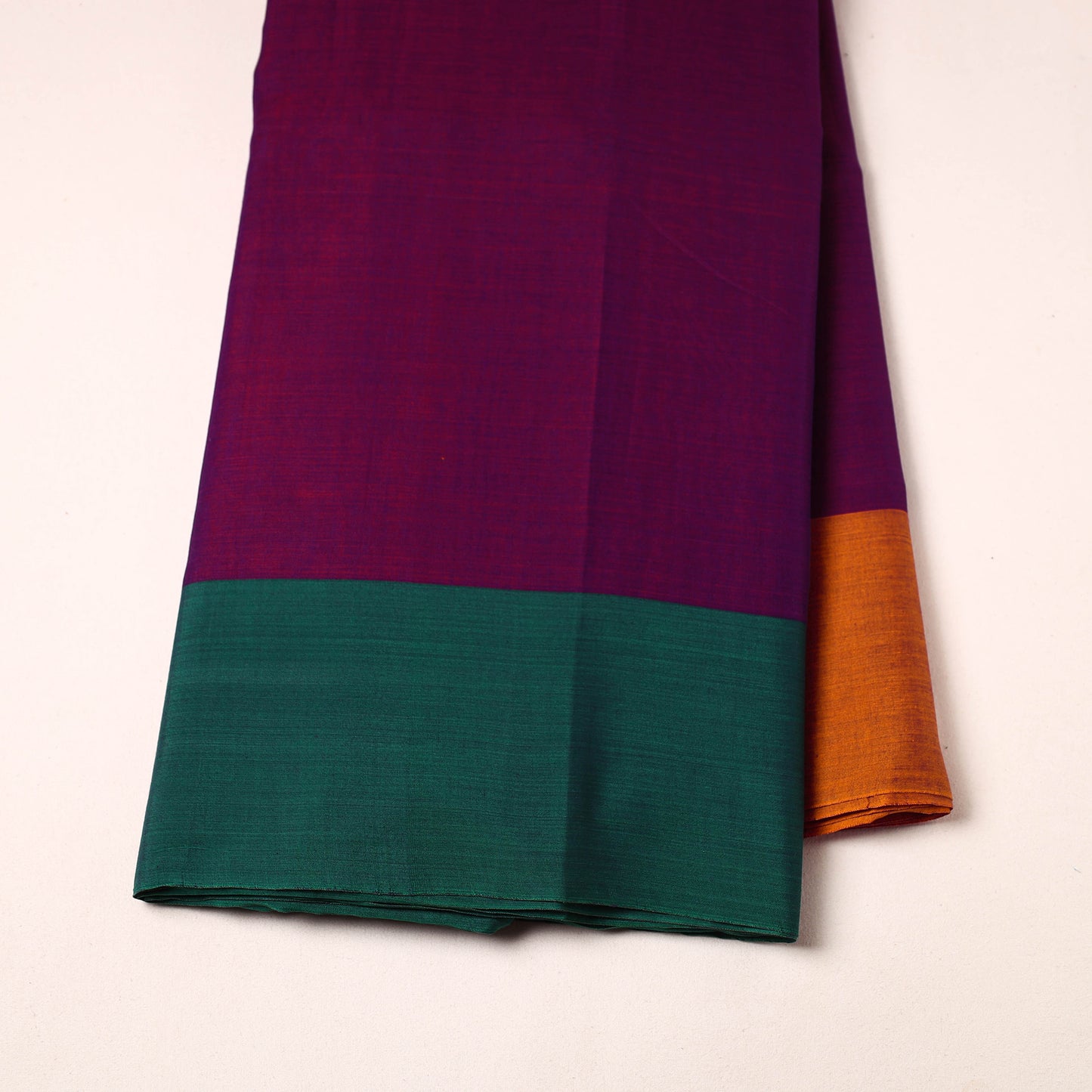 Purple Mercerised Cotton Plain Fabric