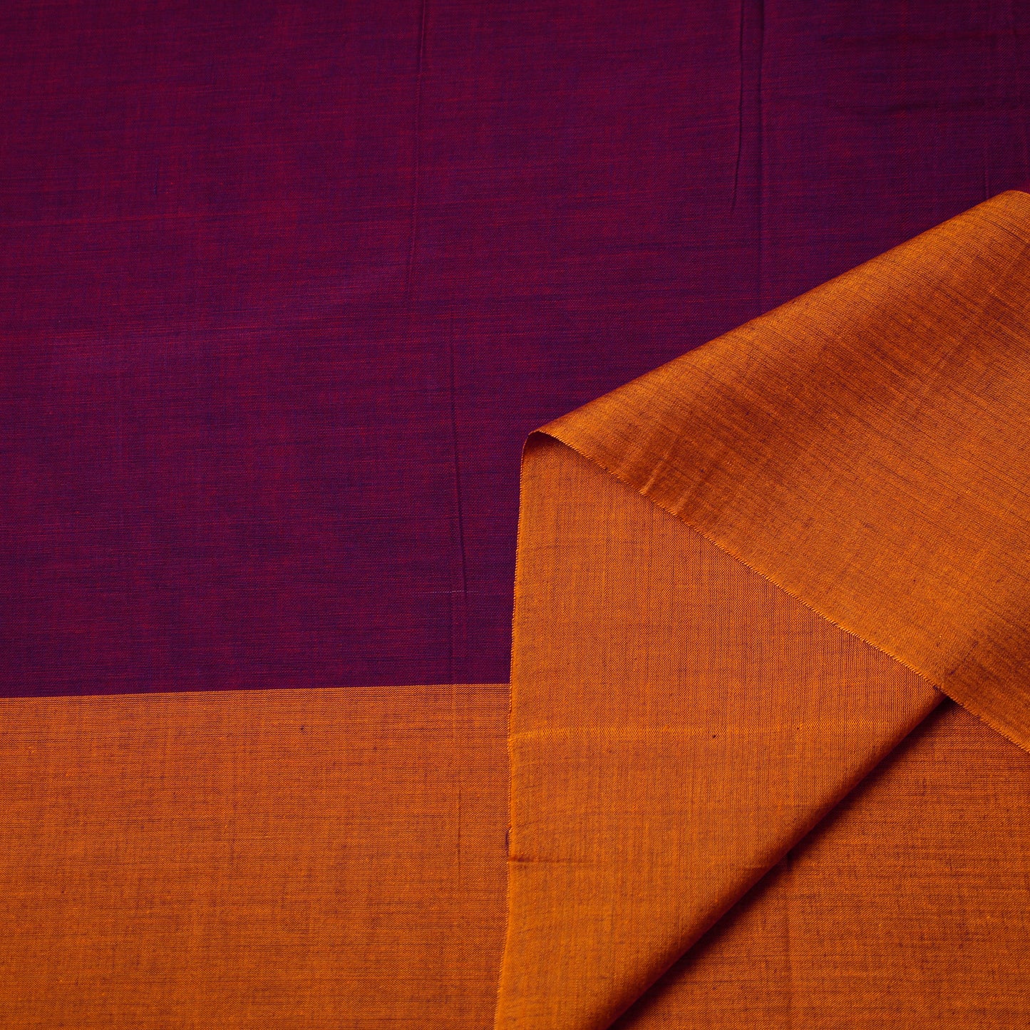 Purple Mercerised Cotton Plain Fabric