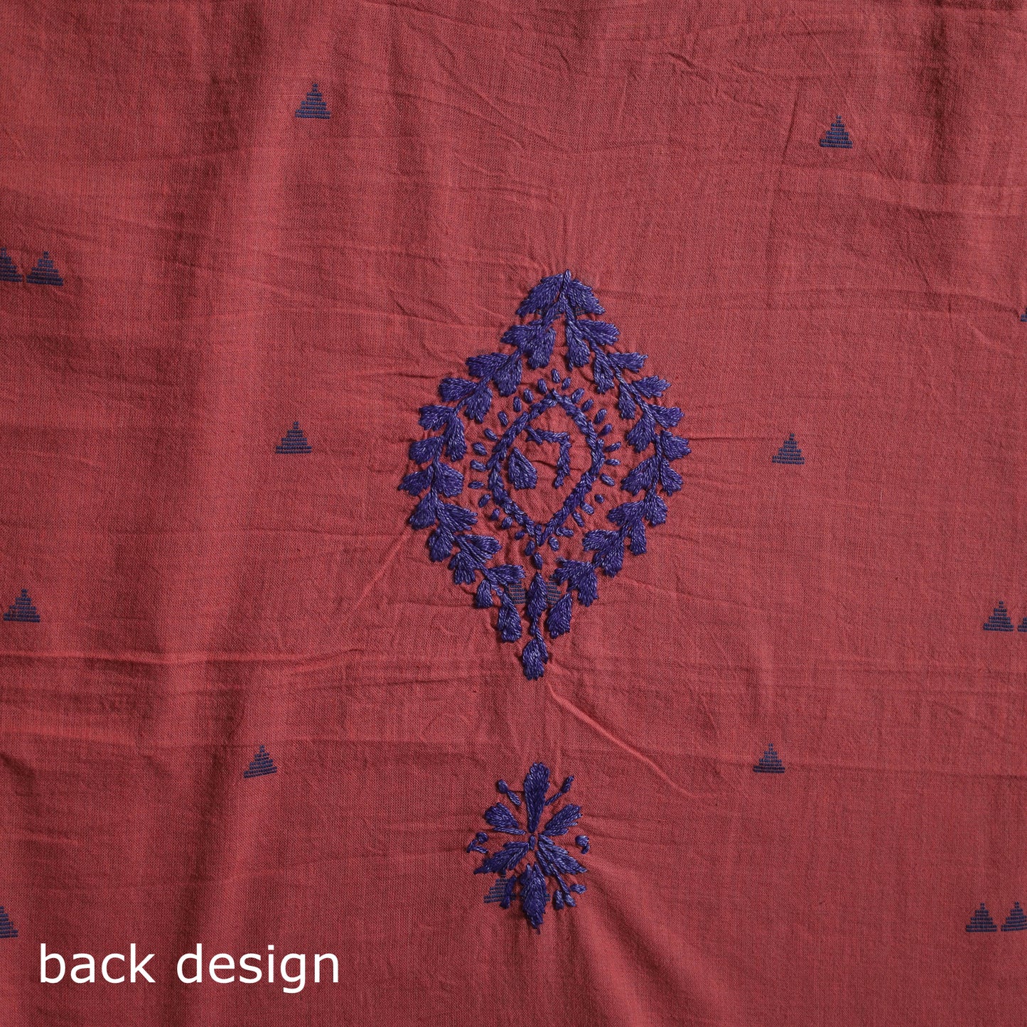 Lucknowi Chikankari Hand Embroidered Jacquard Cotton Unstitched Kurta Material (2.5M) 40