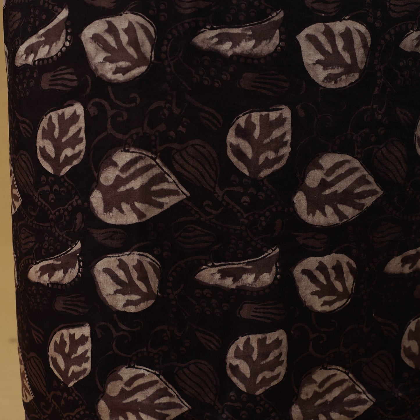 Bagru Hand Block Print Natural Dyed Modal Silk 2pc Unstitched Dress Material Kurta Set 18