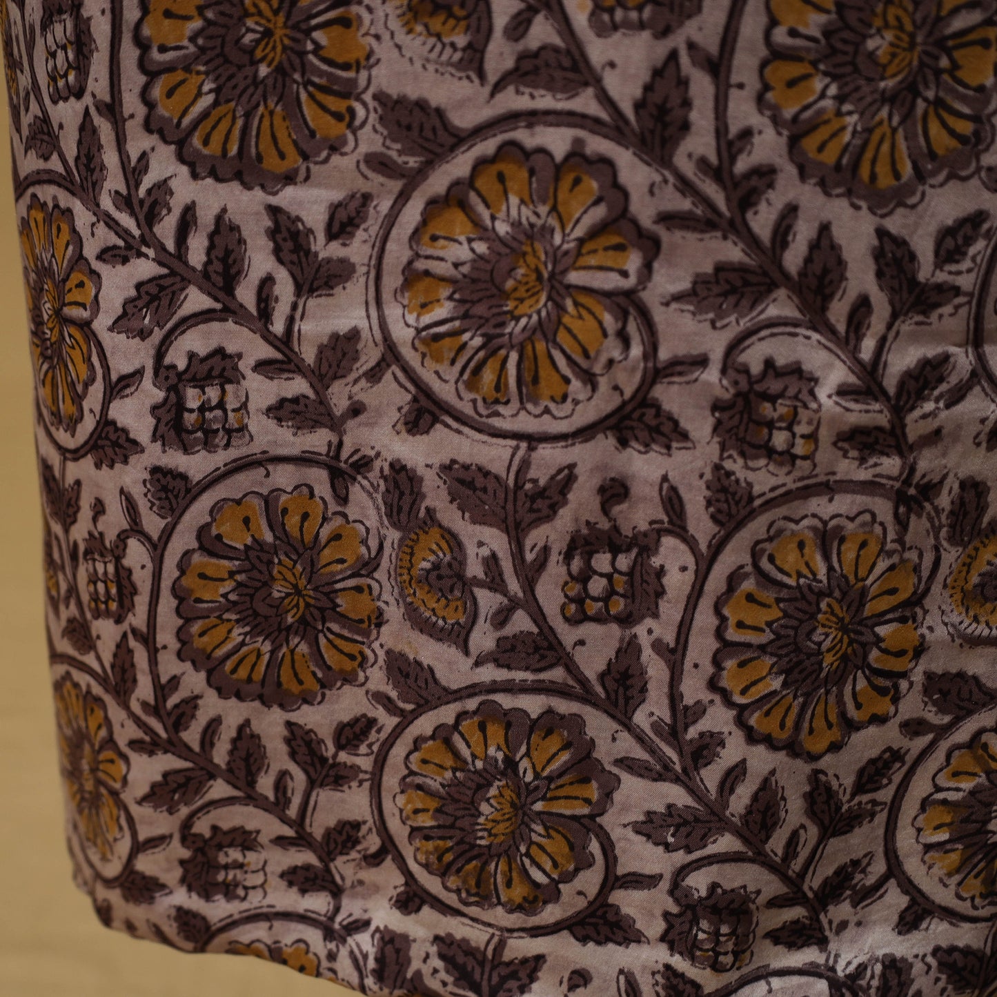 Bagru Hand Block Print Natural Dyed Modal Silk 2pc Unstitched Dress Material Kurta Set 29