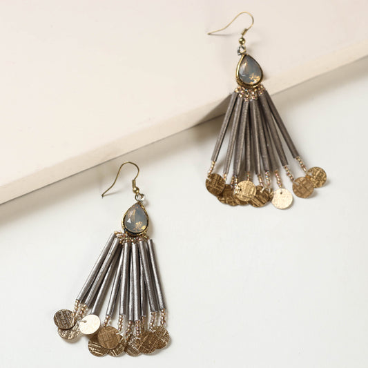 Paperjewelz Crystal Fringe Earrings by Vrinda