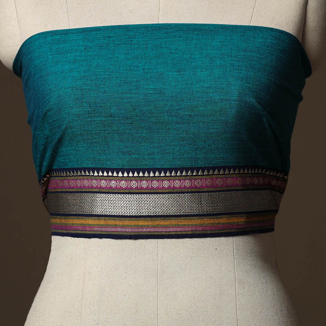 Dharwad Weave Cotton Blouse Piece 11