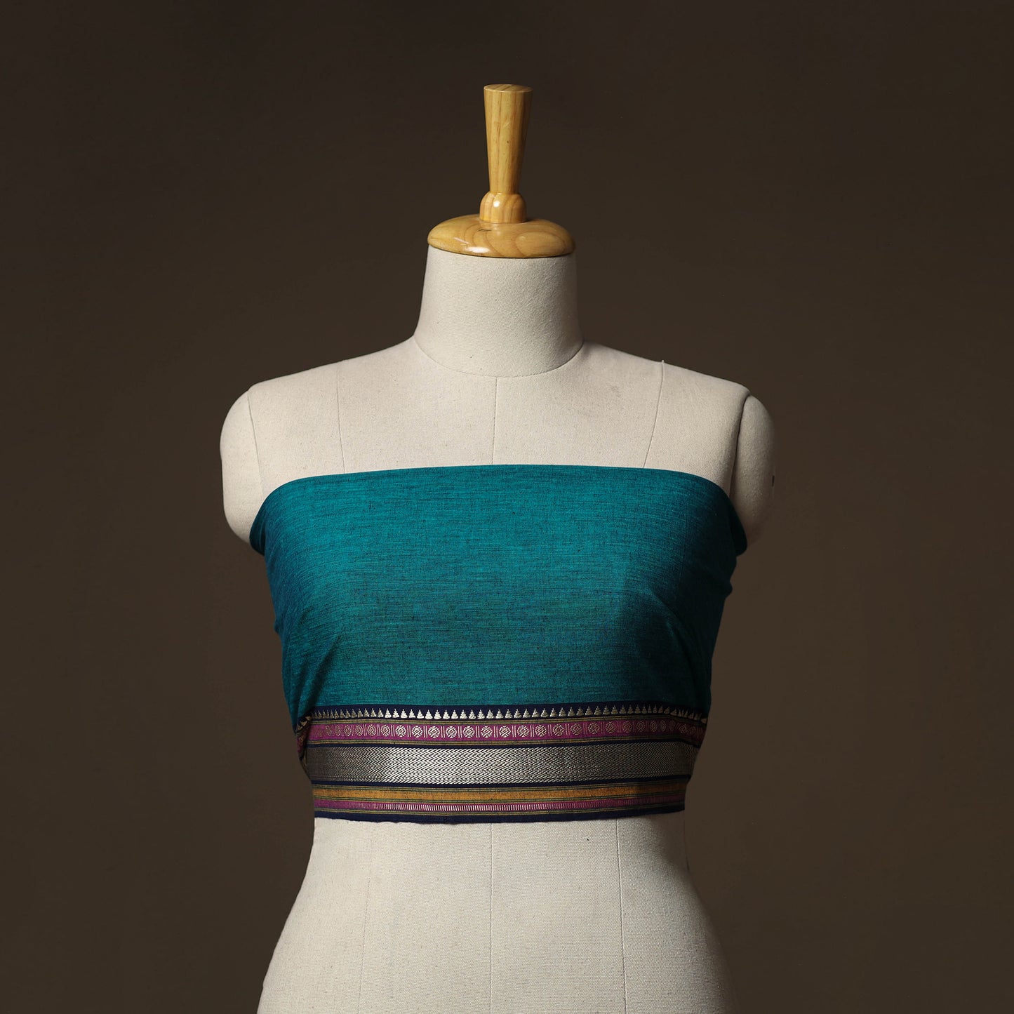 Dharwad Weave Cotton Blouse Piece 11