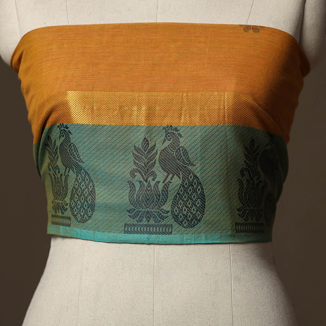 Kanchipuram Weave Cotton Blouse Piece 74