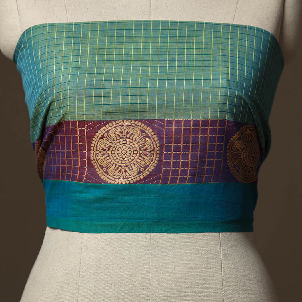 Kanchipuram Weave Cotton Blouse Piece 76