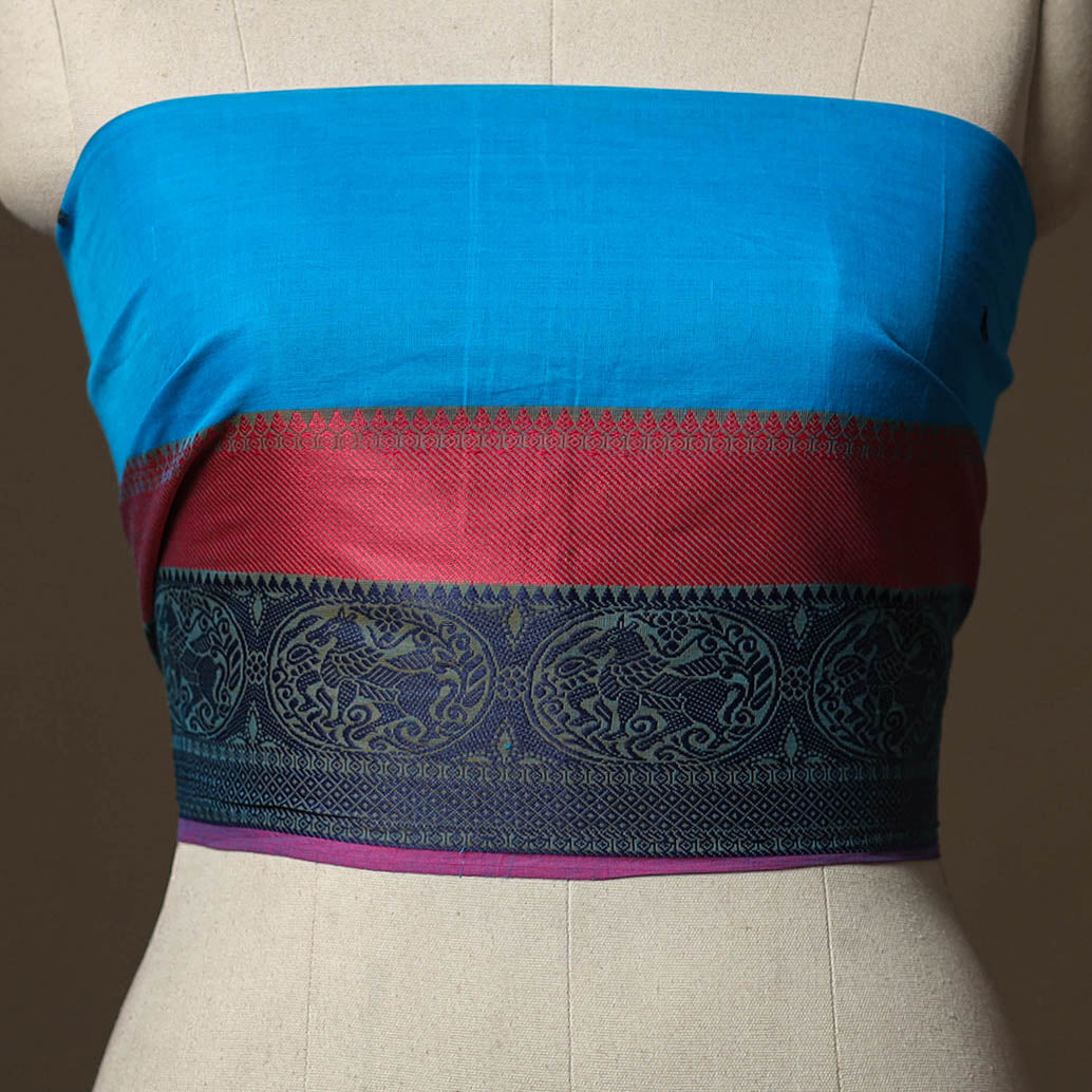 Kanchipuram Weave Cotton Blouse Piece 77