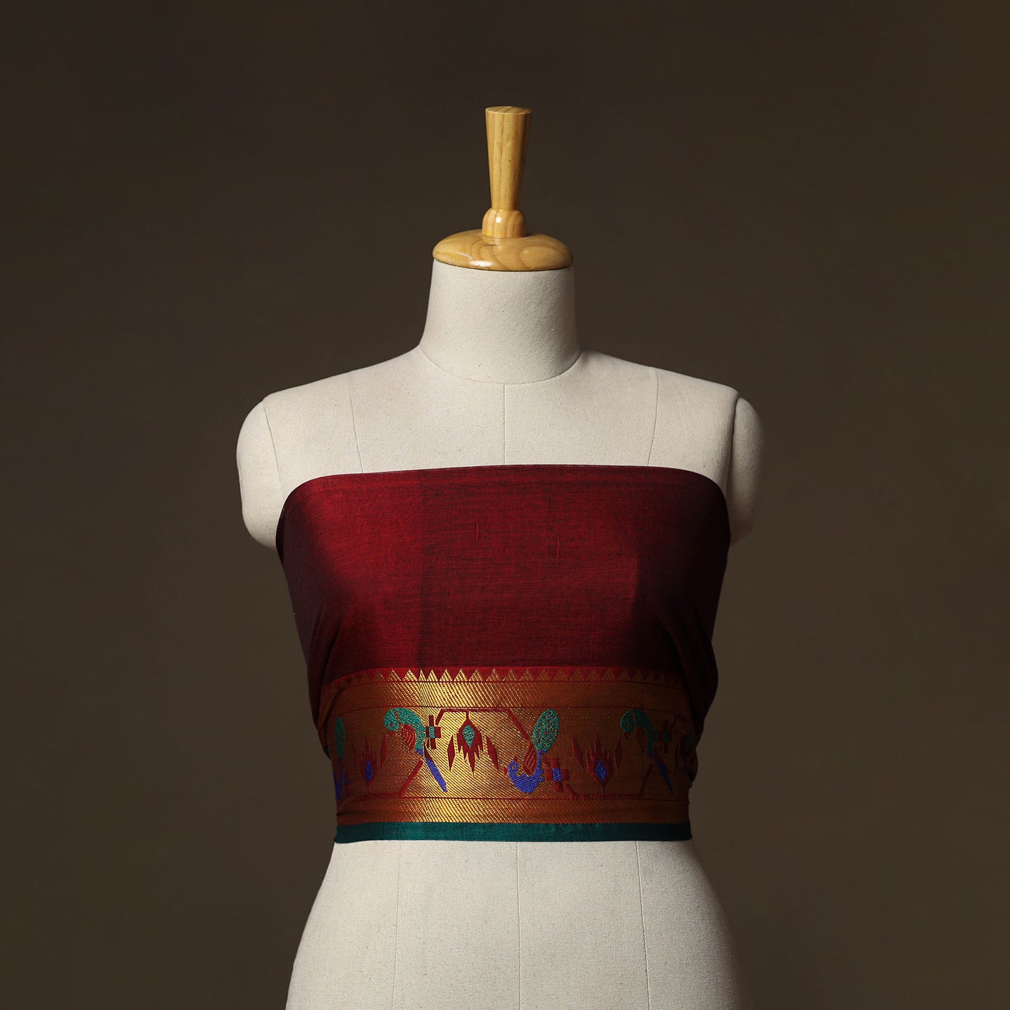 Dharwad Weave Cotton Blouse Piece 07