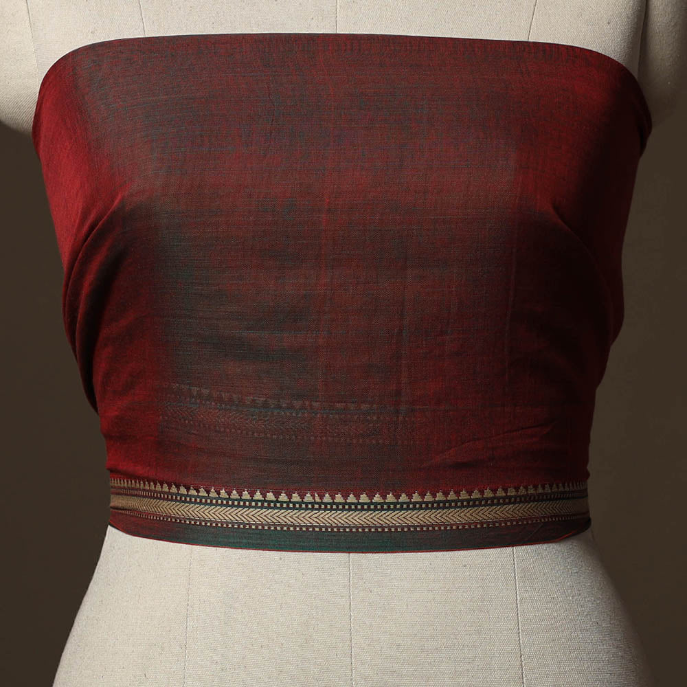 Dharwad Weave Cotton Blouse Piece 16