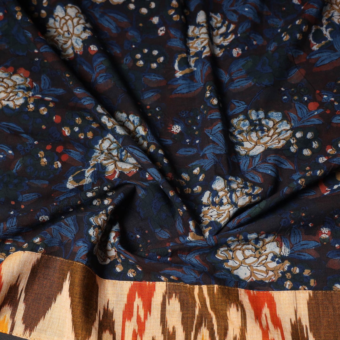 Bagru Hand Block Print Natural Dyed Cotton Blouse Piece 81