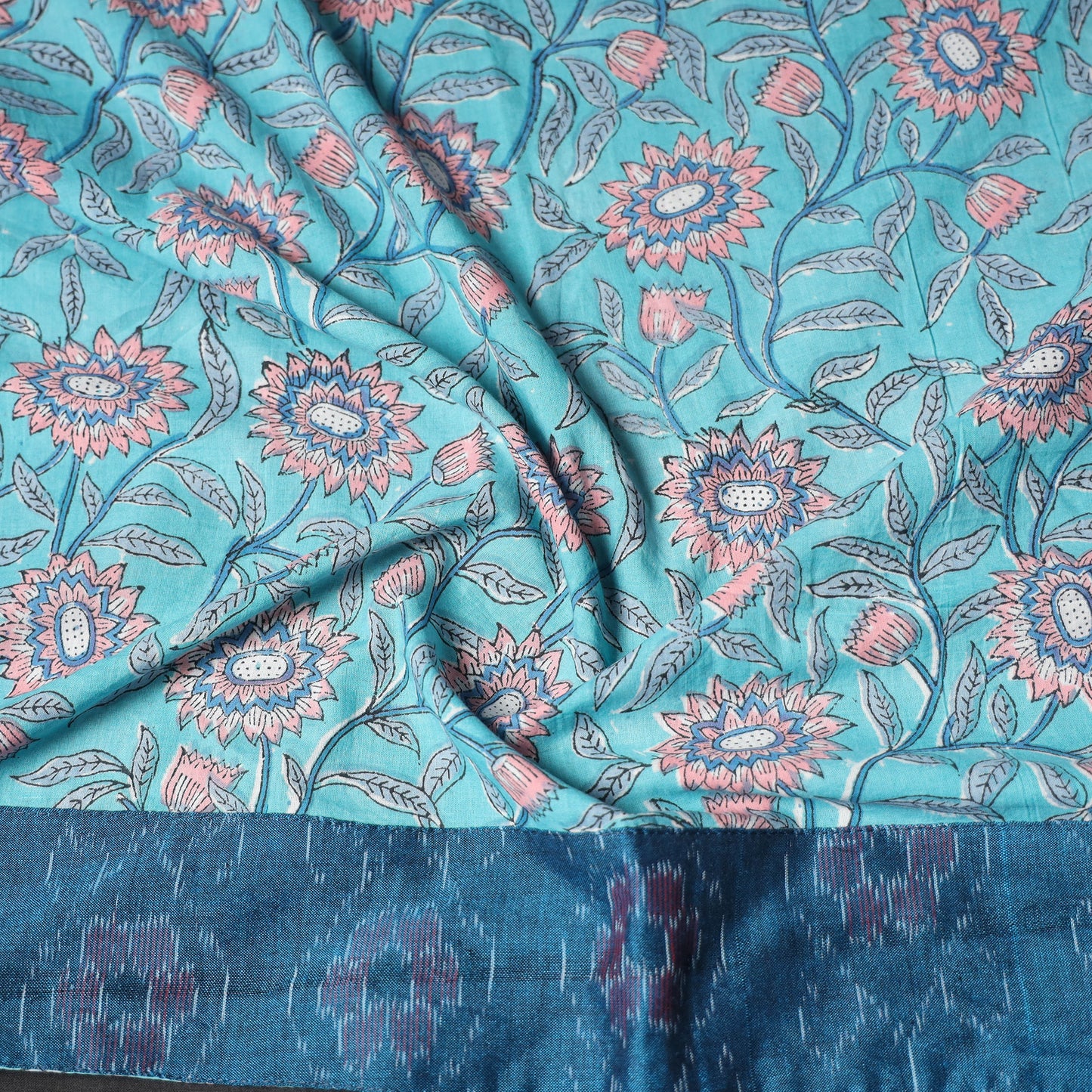 Sanganeri Hand Block Print Cotton Blouse Piece 49