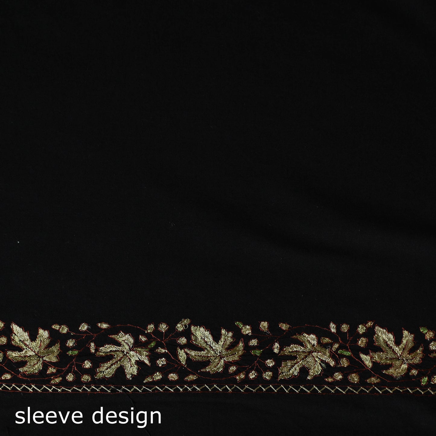 Hand Embroidered Cotton Kashida 2pc Unstitched Dress Material Kurta Set 31