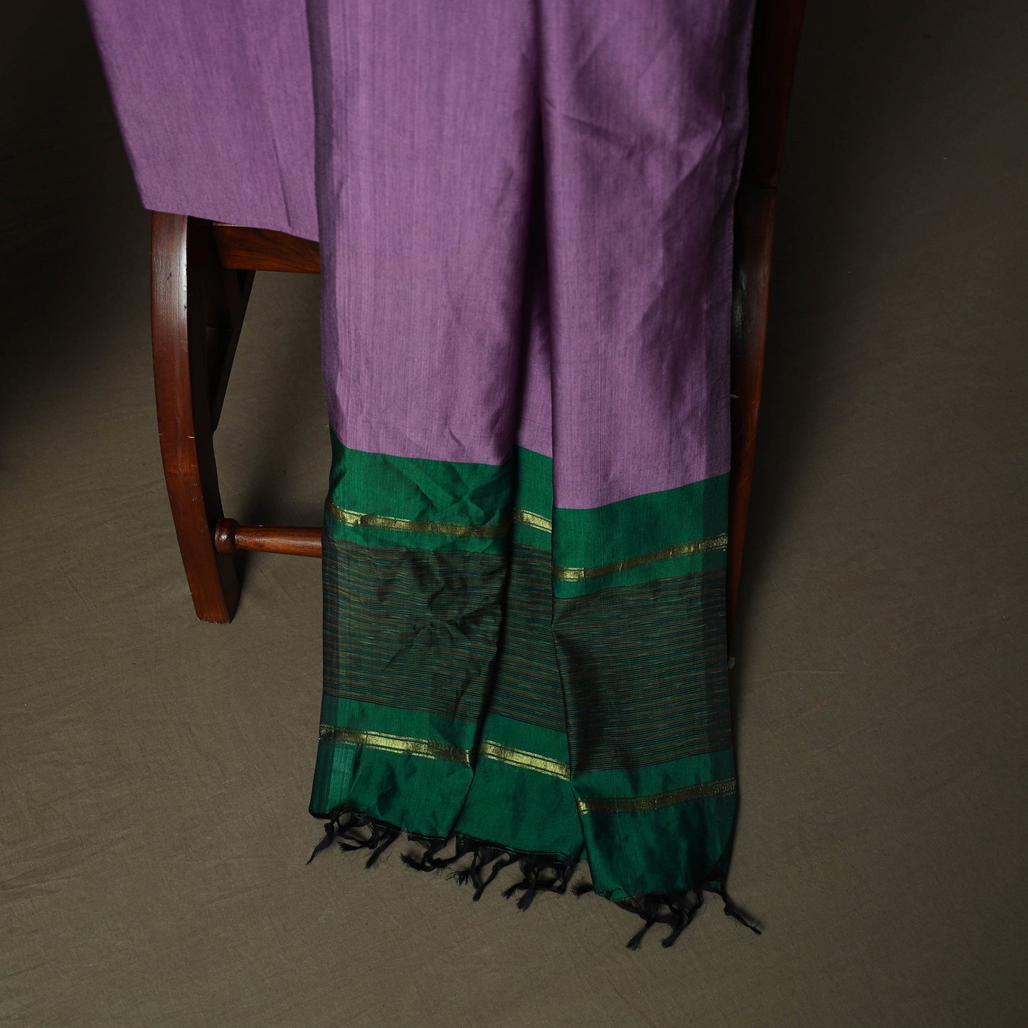 Pochampally Ikat Silk Cotton 3pc Unstitched Dress Material Suit Set 43