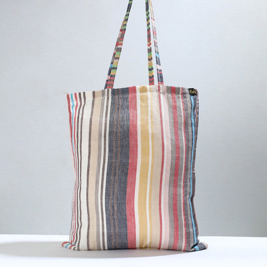 Multicolor - Jhiri Pure Handloom Cotton Jhola Bag 47