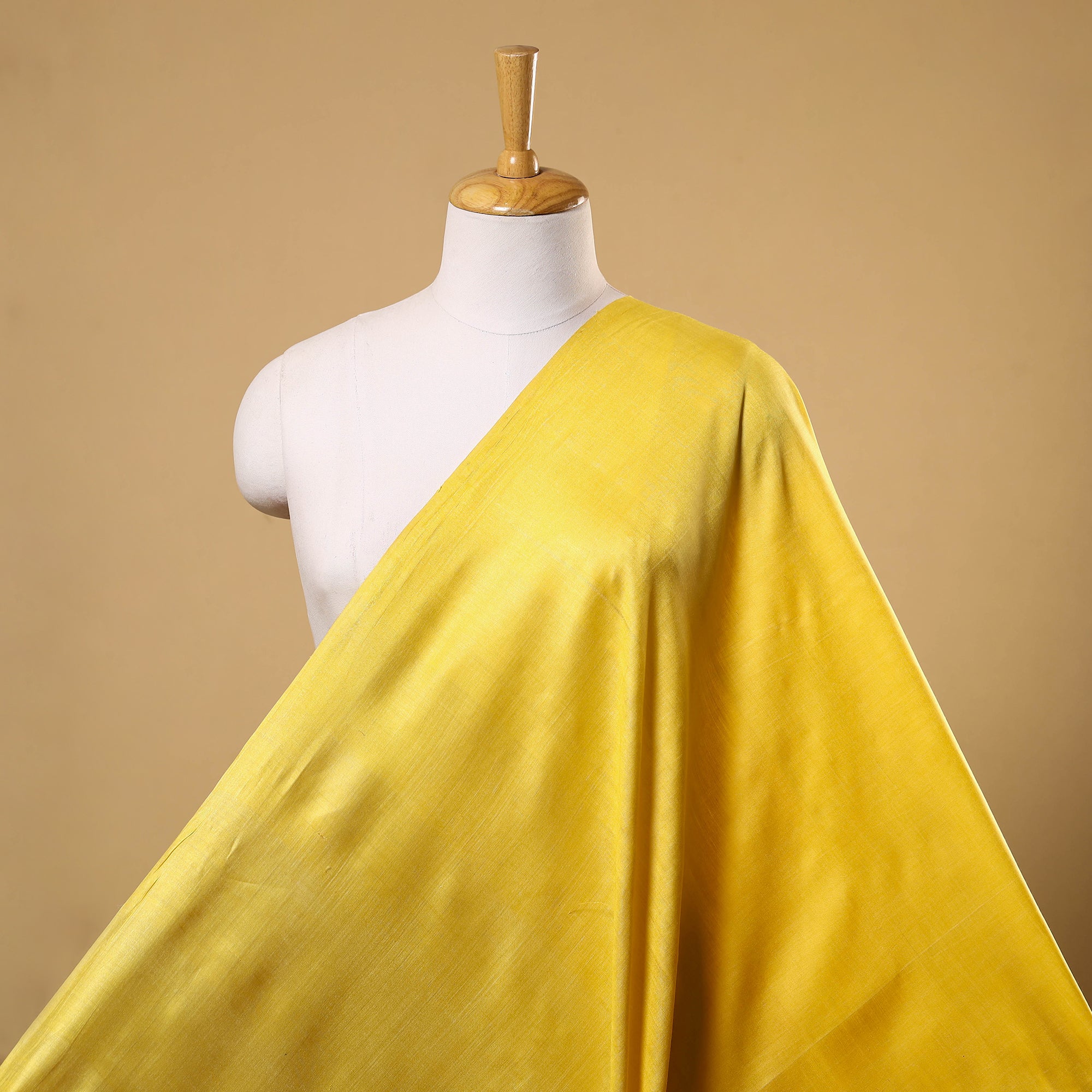 Pink - Vidarbha Tussar x Muga Silk Handloom Plain Fabric 07 main image 0