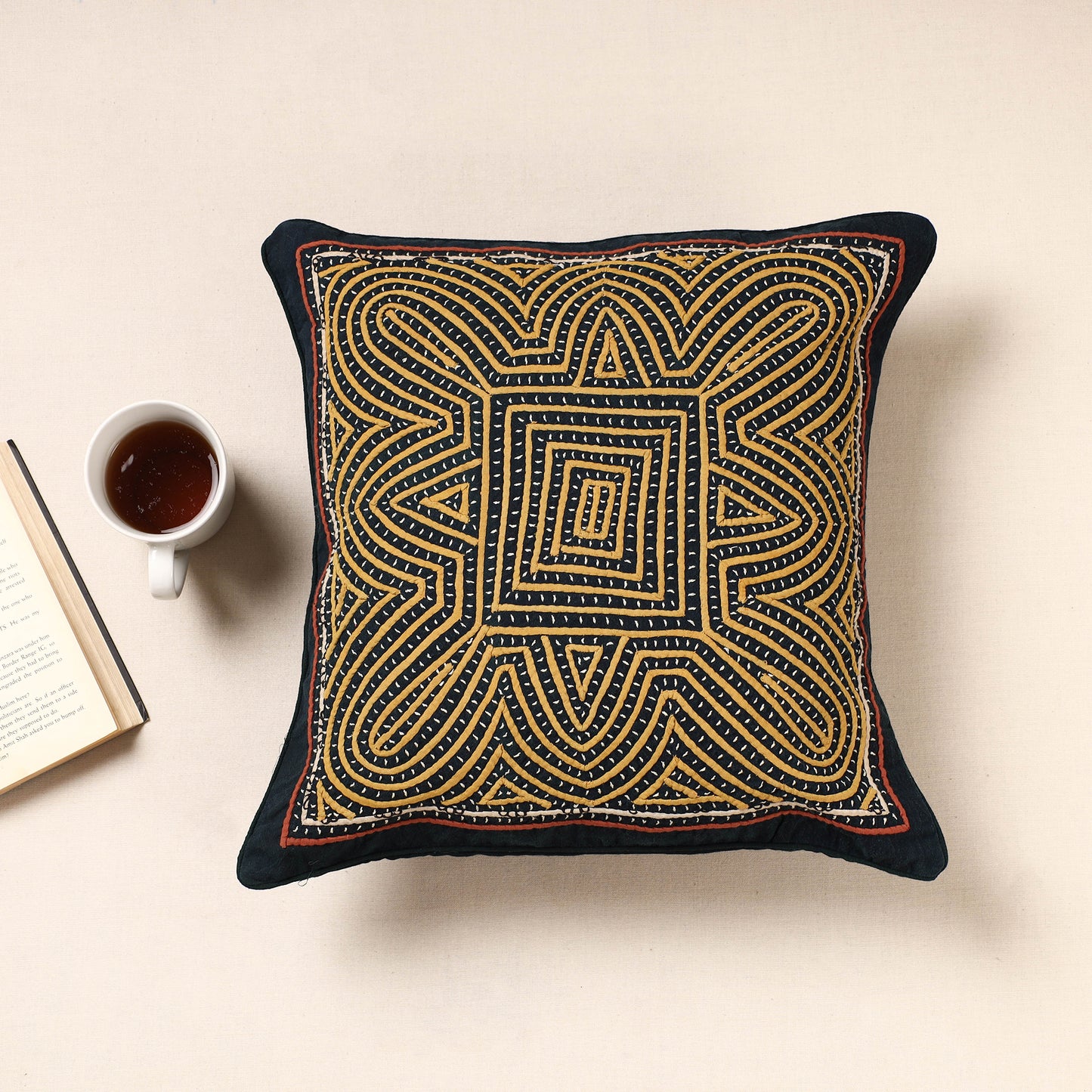 Hand Embroidery Cushion Cover