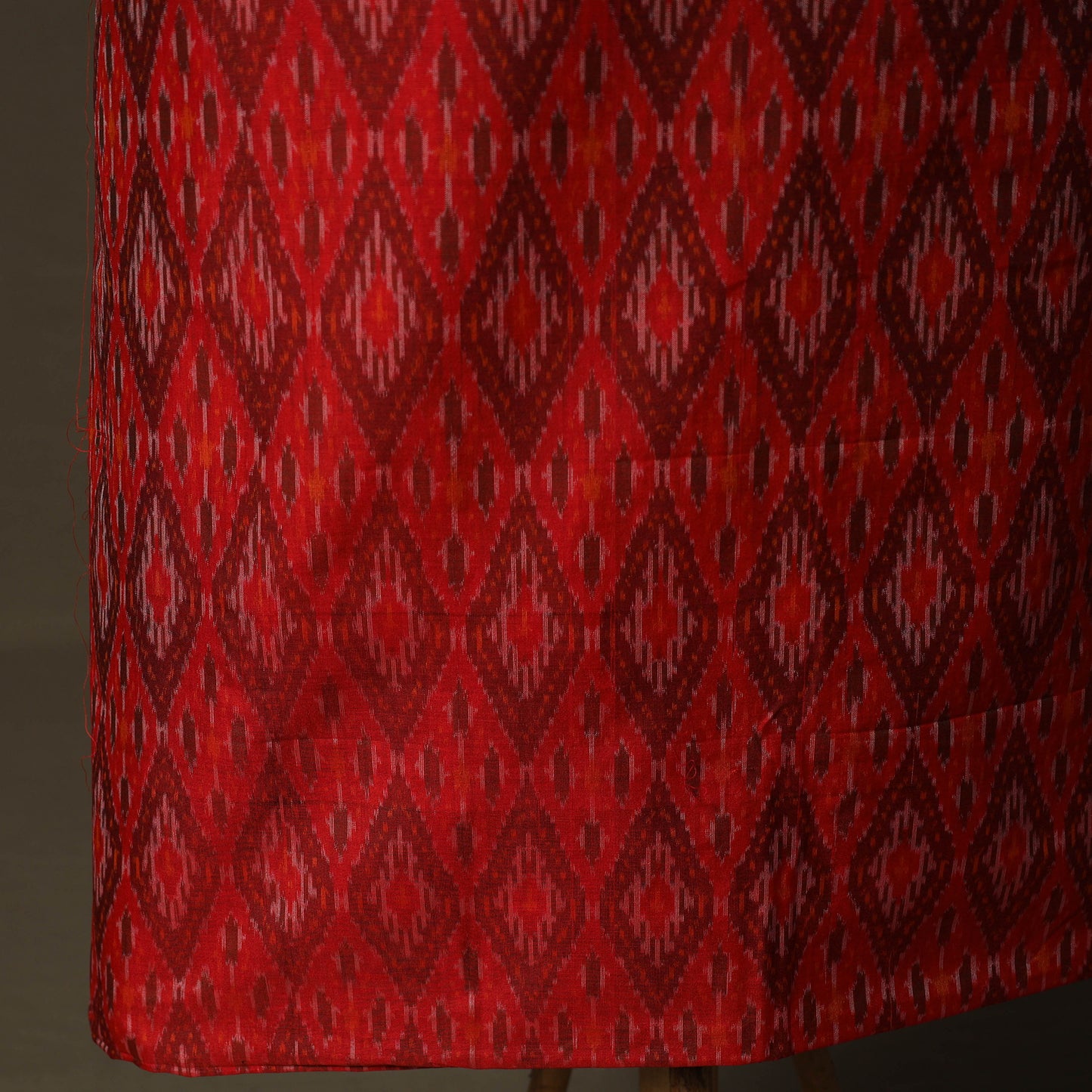 Handloom Sico Pochampally Ikat 2pc Unstitched Dress Material Kurta Set 07