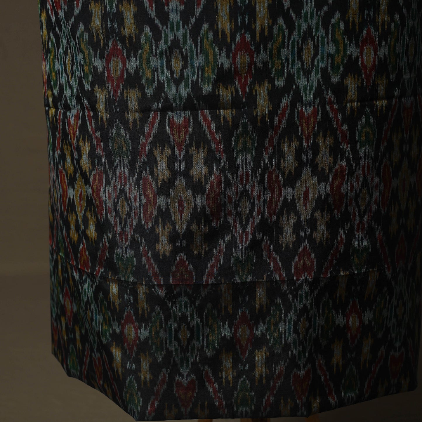 Handloom Sico Pochampally Ikat 2pc Unstitched Dress Material Kurta Set 08