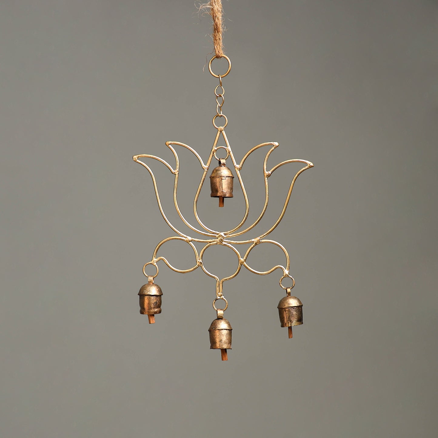 Buy Kutch Decorative Copper Coated Bell Wind Chimes