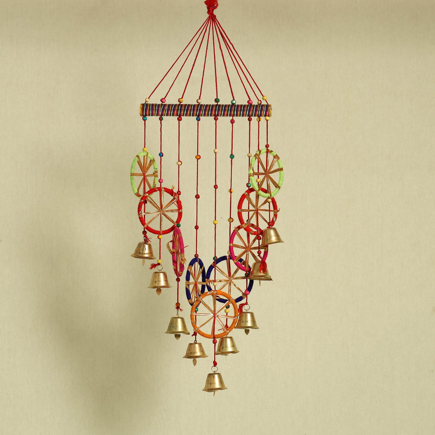 Gota & Beadwork Decorative Bell Hanging