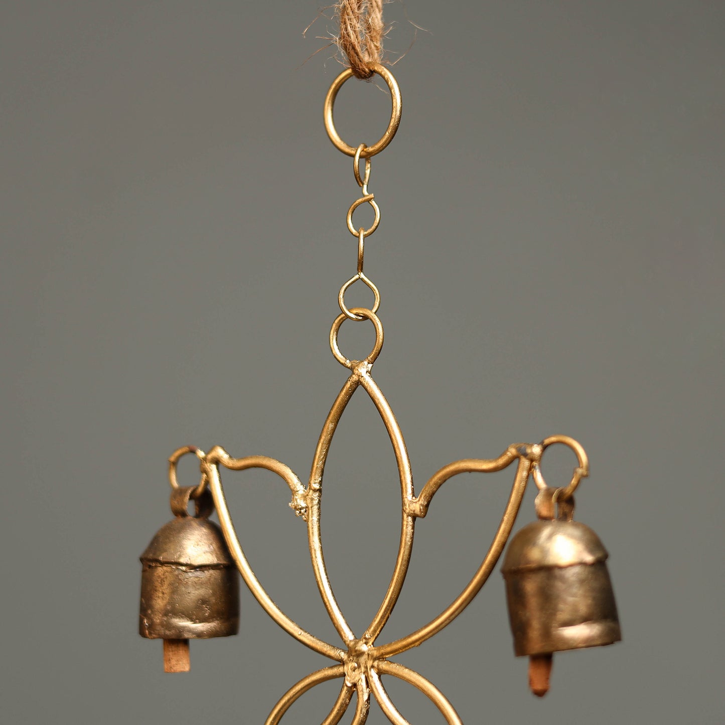 Buy Kutch Decorative Copper Coated Bell Wind Chimes