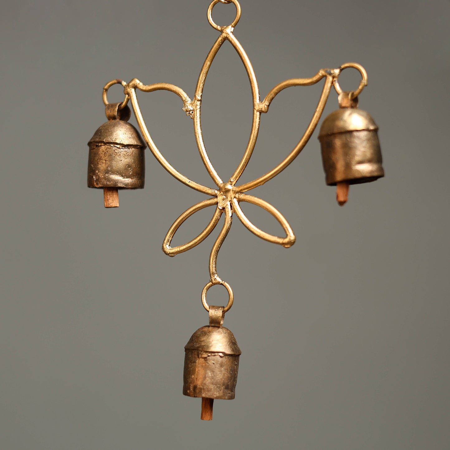 Buy Kutch Decorative Copper Coated Bell Wind Chimes
