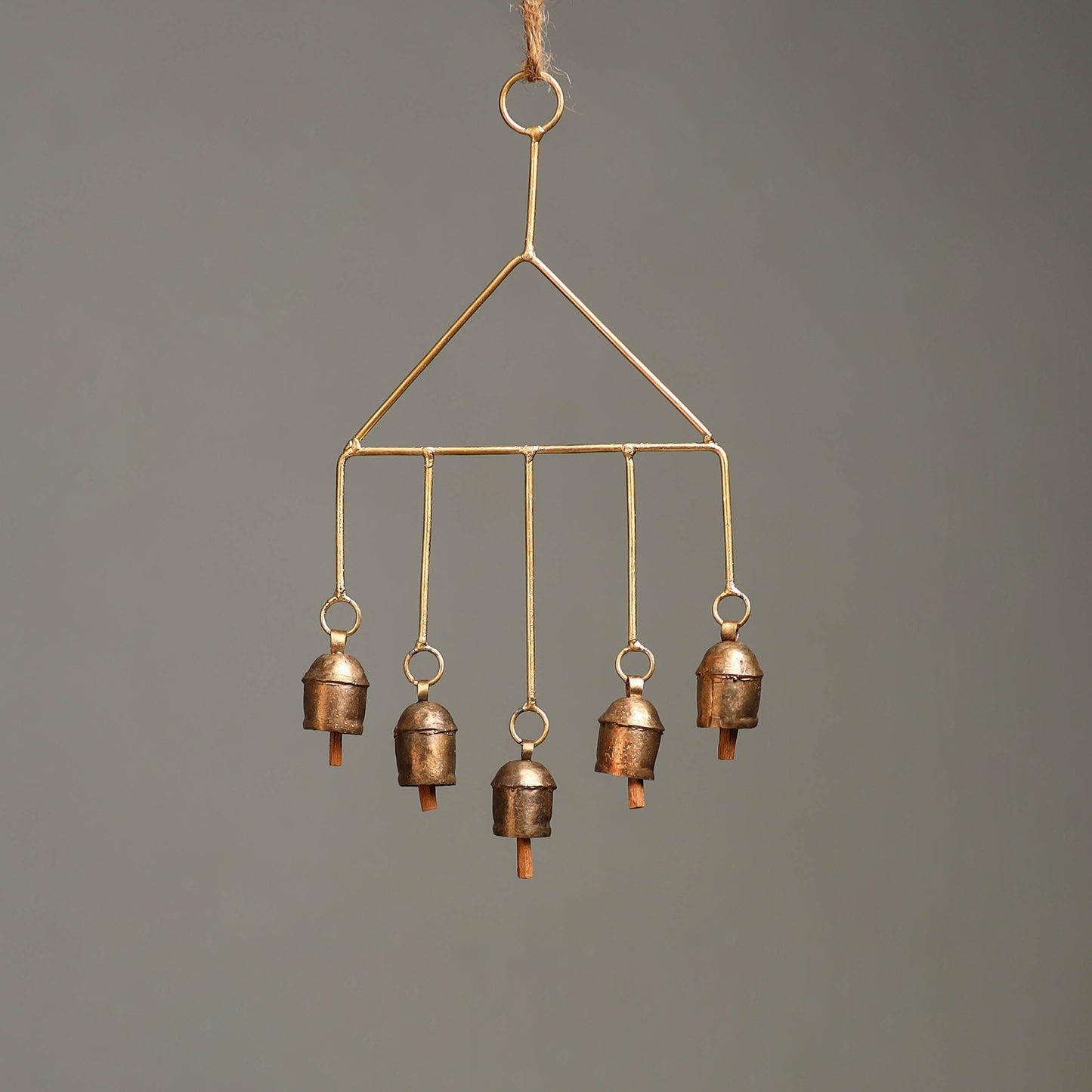 Buy Kutch Decorative Copper Coated Bell Wind Chimes
