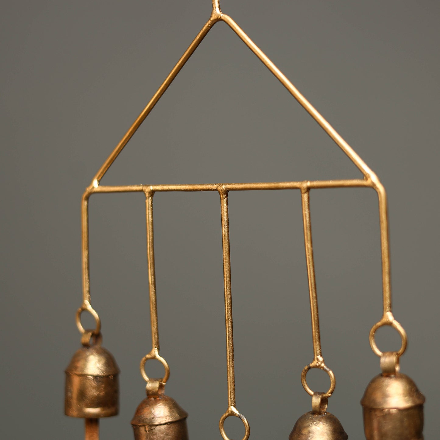 Buy Kutch Decorative Copper Coated Bell Wind Chimes