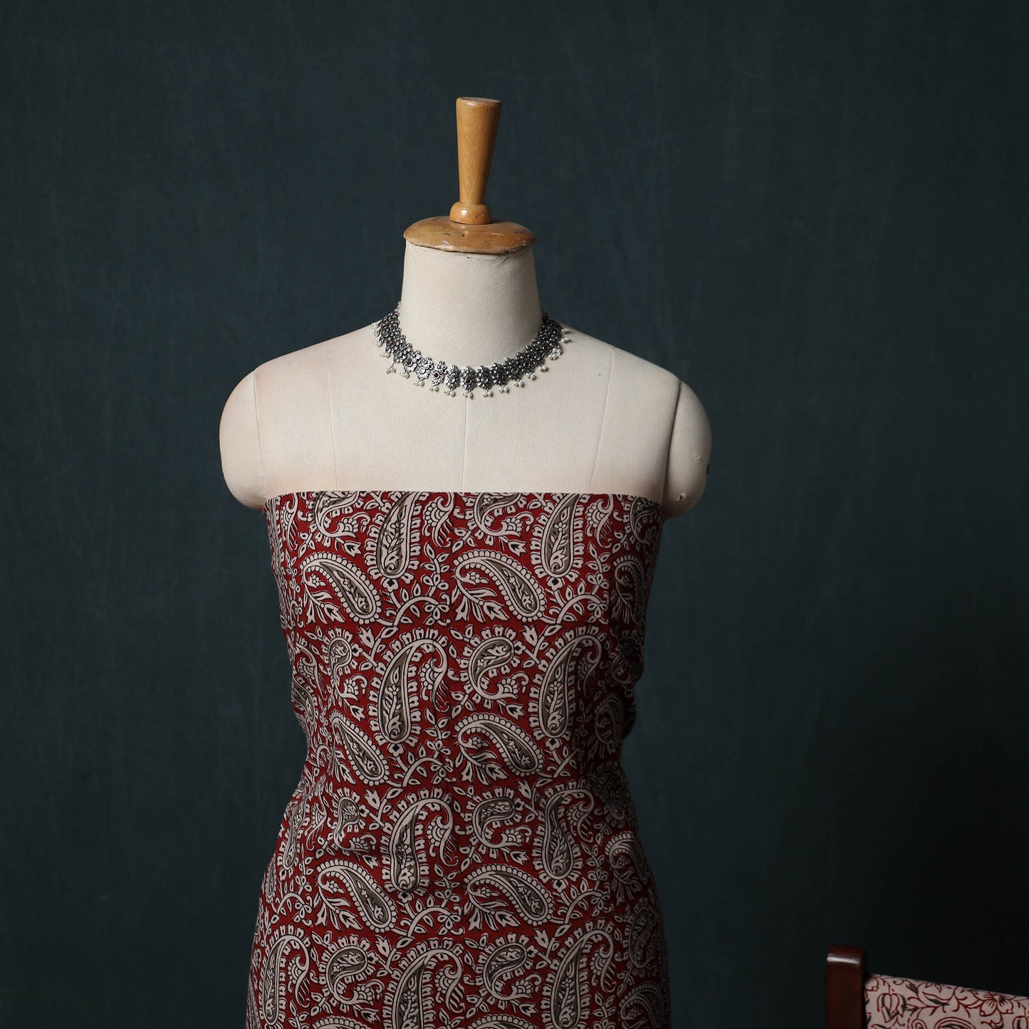 Bagh Hand Block Print Cotton 3pc Unstitched Dress Material Suit Set 21