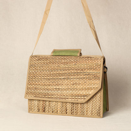 Beige - Handmade Organic Water Hyacinth Conference Bag