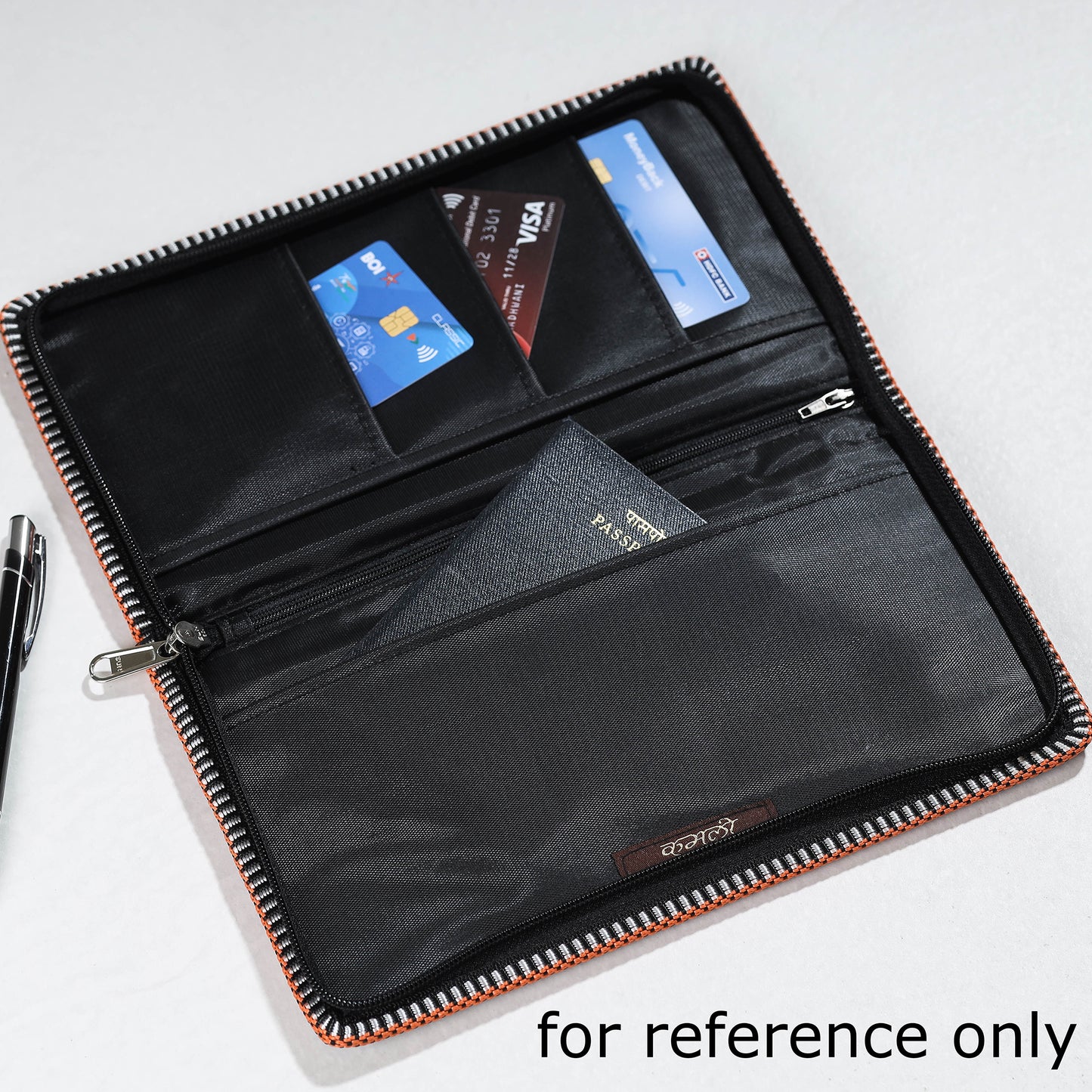 Tribal Hand Embroidered Jute Passport Cover Online at iTokri.com