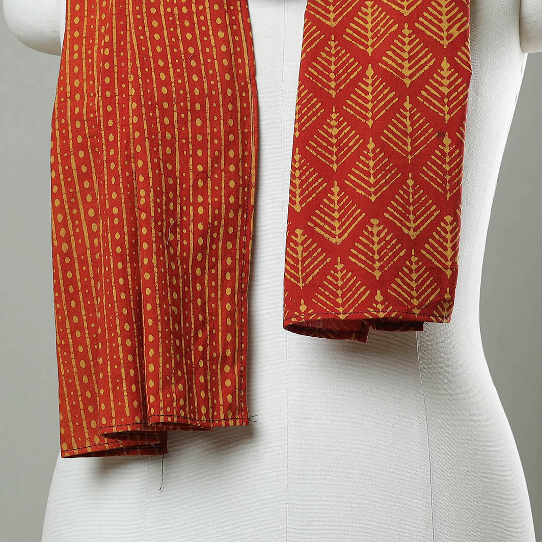 Patchwork Block Printed Cotton Stole